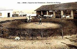 Oran - Caserne des Chasseurs -Voltige